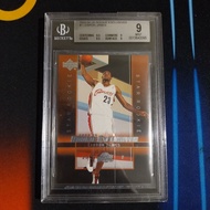 UPPER DECK ROOKIE EXCLUSIVES BGS9