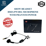 SHOW Headset HS03+PW100A Microphone With Phantom Power