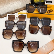 FF Butterfly Frame with Chain Sunglasses Female Acetate Plate Unique Fashion European American Simpl