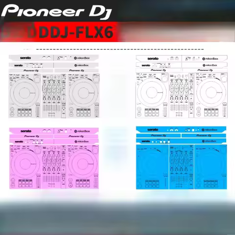 Pioneer DDJ-FLX6 Digital Controller DJ Disc Player DDJFLX6 Protective Film Full Surround Sticker .No
