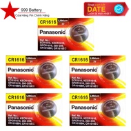 Combo 5 viên pin Cr1616 Panasonic lithium 3V chính hãng cho điều khiển