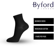 Byford Stokin Bisnes (1 Pc) | Byford Mercerized Cotton 1/4 Length Business Socks - BSA171M