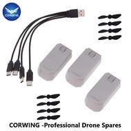 For GT3 RC Drone ﻿Original Battery 3.7V 1800mAh For V66 Mini Drone Parts CORWING V66 CZ06 D16 Quadco