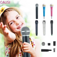 CAUSI Microphone Prop, Simulate Speech Prop Toy Mics Toy, Stage Costume Prop Karaoke Practice Microp