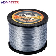 MUNDETER Strong Durable Carp Bass Fishing Line 4X/8X Strands 100M 10 Colors Max Drag 78 LB Extreme F