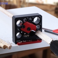 OONE Dowel Maker Jig, Adjustable 8 Holes Dowel  Plate, Portable Wear Resistant Aluminum Alloy High H