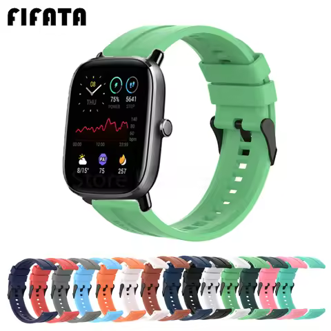 FIFATA For Amazfit GTS 2 Mini Wrist Strap For Huami Amazfit GTS2 2e / Bip U S Lite / Pace / Stratos 