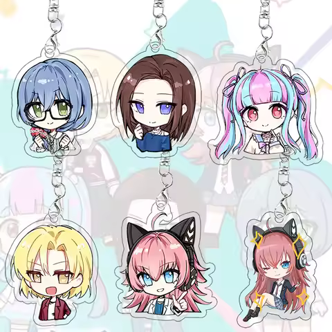 BanG Dream Acrylic Keychain RAISE A SUILEN Keyring Chibi Anime Girl Bag Pendant Key Charms Character