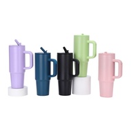 30/40oz Stainless Steel Straw Mouth Car Cup Insulation Cold Beer Fifth Generation Ice Handle
