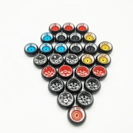 4pcs/set alloy rc wheel rim+ drift tire for 1/28 Wltoys K969 K989 P929 kyosho rally model car upgrad