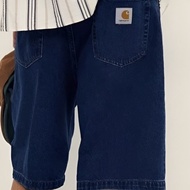 Detroit Washed Distressed Overalls Denim Shorts Heavy Enzyme Washing Craft 6609