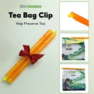 Tea bag clips - Helps seal and preserve tea bags - 1 pair (2 clips) Otea