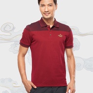 HE&ME Spectrum Men's T-shirt Short Sleeve CANAI Chinese Lapel Polo Shirt Men's Top Clothes