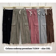 ART K58E CARGO CULOT PANTS PREMIUMWanita XL 3XL 5XL 7XL 7156 28 231