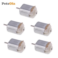 [PETSOLA] 5pcs Dc 6v 130 Small Combined Engines For Car Boat Models DIY Car Plane