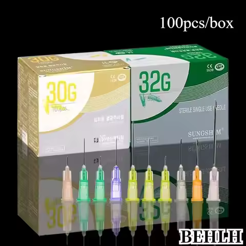 50pcs 100pcs 33G 4MM 29G 13MM 27G 38MM 30G 4mm/13mm Pain less Small Need le Korean Facial Beauty Nee