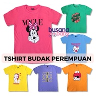 T Shirt Budak Perempuan [1-12Y] - Baju t shirt tshirt Lengan Pendek Budak Kanak Kanak Kanak2 Perempuan 10 2 Tahun Girl