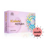 Bionics Icoloris Pictoris Monthly Color Contact Lenses (2 Pcs / Boxes) (Brown, Hazel, True Gray)