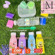 We-53 SLIME KIT CLAY SPONGEBOB SLIME KIT/ SLIME KIT/ BY DAKACHI SLIME Viral FAIL-PROOF SLIME KIT/