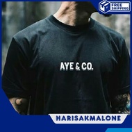 FREE SHIPPING TSHIRT COMBED 30S DISTRO AYE & CO DENIM LOVE LIBERTY PLAIN CUSTOM INDONESIA MEN WOMEN