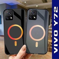 Latest Vivo Y72 Y72S Y52S Glass Softcase [M214] Vivo Y72 Y72S Y52S Phone Case - Phone Case - Case - 