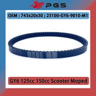 PGS Motorcycle Drive Belt 743x20x30 VS Belts for GY6 125 Scooter Moped ATV Quads Motorcycles 743 20 
