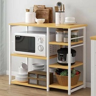 EasyHome Modern Multi Storage Kitchen Island Rack Stand Table Appliances Organizer Space Saver