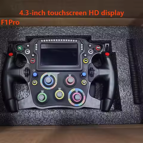 PC F1Pro/Lite Steering Wheel Formula Racing Simulator Game Touchable High-Definition Screen For Thru