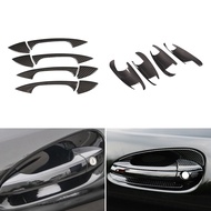 Carbon Fiber Texture Car Outer Door Handle /Bowl Cover Trim For Mercedes Benz C E GLK ML CLA Class W