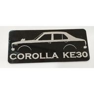 toyota corolla ke30 emblem black