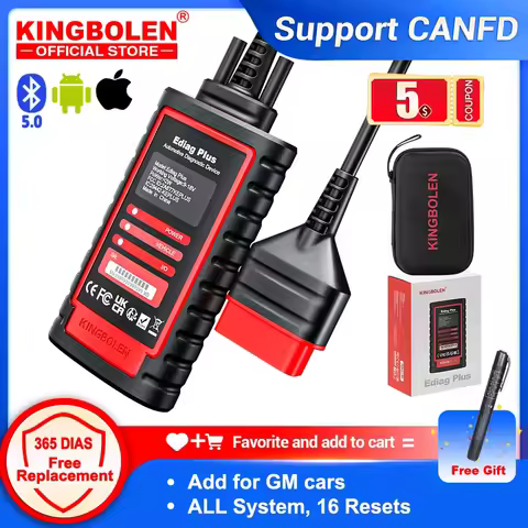 KINGBOLEN Ediag Plus, THINKCAR THINKDIAG 2 CANFD ALL System ECU Coding Bi-directional 16 Reset OBD2 