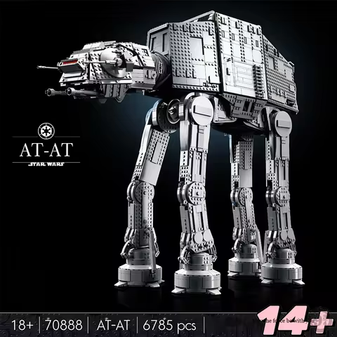 IN STOCK 2025 NEW 6785PCS Large AT-AT Compatible 75313 Building Blocks Bricks Model Toys For Kids Bi