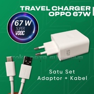 TRAVEL CHARGER 67W OPPO SUPER VOOC ORIGINAL A78 A98 RENO 7 8T 9 10 11 5G