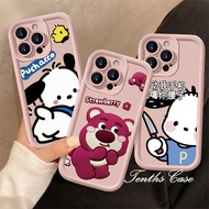 Compatible for Infinix Smart 8 7 Hot 40 Pro 40i 40 Pro 30i 30Play 30i Spark Go 2024 2023 Note 30 VIP 12 Turbo G96 ITEL S23 Cartoon Bear Puppy All-inclusive Phone Case Soft Cover