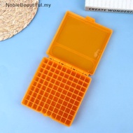 [NobleBeautiful] 100 Rounds Storage Box For 9mm Rifle  Ammunition Bullets Case Holder Flip-Top Hinge