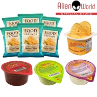 Food For Friends Nacho Chips Corn Chips | California Creamery Dips Cheese Onion Guacamole Salsa | Ke