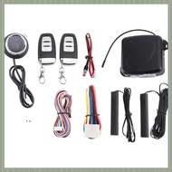 (QJWR) Car SUV PKE Keyless Entry Engine Start Alarm System Push Button Start System Remote Stop