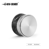 MHW-3BOMBER Marble Tamper & Distributor แทมเปอร์ และ ที่เกลี่ยผงกาแฟ ขนาด 58.35mm