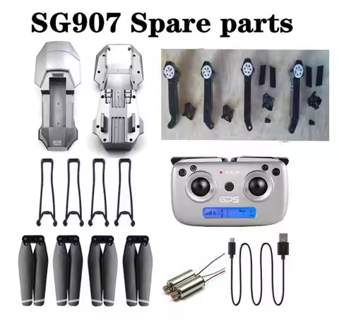 SG-907 SG907 RC drone Quadcopter spare parts blade remote control charging line arm motor shell Rece