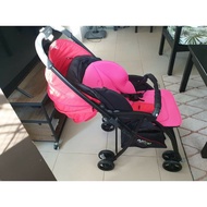 Pre ❤ Apruva Red Baby Lightweight and Reversible Handle Stroller