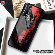 HP HS28 Case Realme 7 - 7 Pro Softcase Glass Kaca - Hardcase 2D Glossy - Protective Phone Case Lates