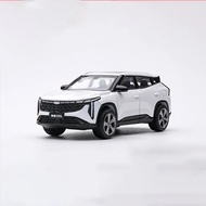 Die-cast 1:64 Scale Original Geely Boyue Cool Simulation Alloy Car Model Fan Collection Display Home