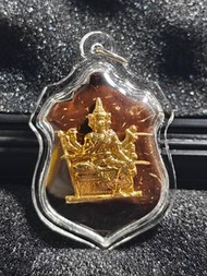 佛牌 龍婆浸蘭 2556 單眼椰殼 四面神