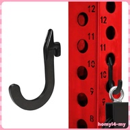 [HomyldfMY] Fitness Rack Holder Hook J Shaped Hanger Carbon Steel Heavy Duty DIY Storage Hook Multip