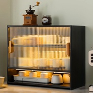 Desktop Cup Storage Cabinet Water Cup Storage Cabinet Dustproof Household Large Capacity Storage Cab