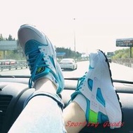S.G NIKE WMNS AIR HUARACHE RUN 2016 銀藍 慢跑鞋 634835-109 女鞋