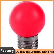 E27 LED Light Warm Red Bulb Plastic Bulb (0.5W Power, Red)