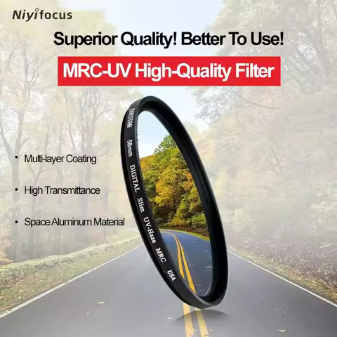 37 40.5 43 46 49 52 55 58 62 77 82mm Lens Filter CPL UV ND2 ND64 ND32 Black Soft Focus for Canon Nik