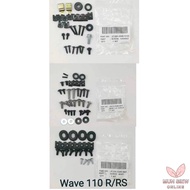 Screw Body Set Cover Set Complete Skru (KWB) Honda Wave110 Wave110r Wave110rs Wave 110 110r 110rs