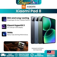 Xiaomi Pad 8 Snapdragon 8s Gen 3 Mobile Platform Slim and Long-Lasting 11.2" 3.2K Eye-Care Display